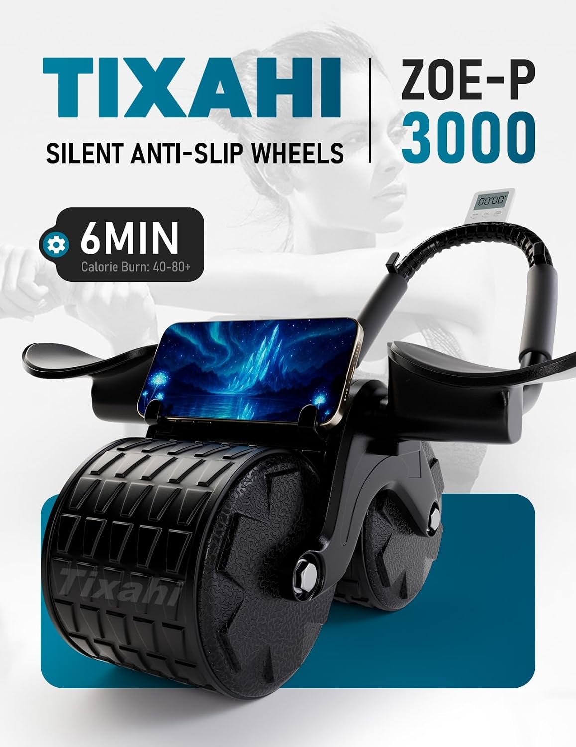 2026 Automatic Rebound Ab Roller Wheel